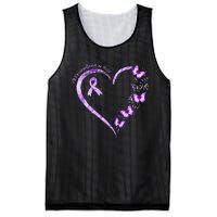 Ill Remember For You Purple Butterfly Alzheimers Awareness Mesh Reversible Basketball Jersey Tank