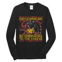 I Remain Faithful To The Cheese Vintage Japanese Rat Lover Tall Long Sleeve T-Shirt