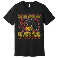 I Remain Faithful To The Cheese Vintage Japanese Rat Lover Premium T-Shirt