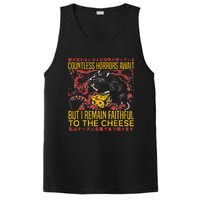 I Remain Faithful To The Cheese Vintage Japanese Rat Lover PosiCharge Competitor Tank