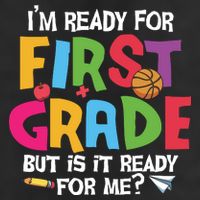 Im Ready For First Grade Funny Back To School 1st Grade Cool Comfort Performance Bucket Hat