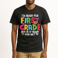 Im Ready For First Grade Funny Back To School 1st Grade Tall T-Shirt