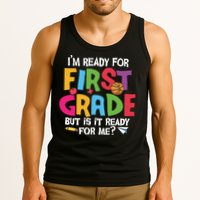 Im Ready For First Grade Funny Back To School 1st Grade Tank Top