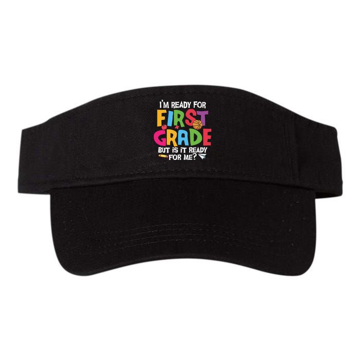 Im Ready For First Grade Funny Back To School 1st Grade Visor
