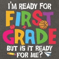 Im Ready For First Grade Funny Back To School 1st Grade Cotton Canvas Backpack