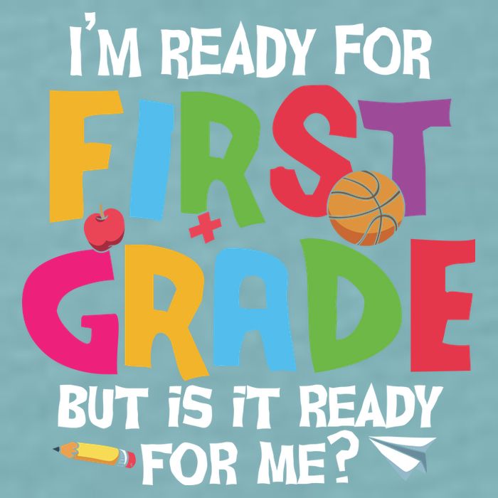 Im Ready For First Grade Funny Back To School 1st Grade Sueded Cloud Jersey T-Shirt