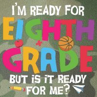 I'm Ready For 8th Grade Back To School First Day Of School Legacy Tie Dye Trucker Hat