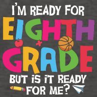 I'm Ready For 8th Grade Back To School First Day Of School Vector Backpack