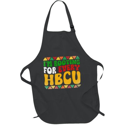 IM Rooting For Every Hbcu Historical Black College Student Full-Length Apron With Pockets