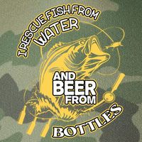 I Rescue Fish From Water And Beer From Bottles Funny Gift Legacy Tie Dye Trucker Hat