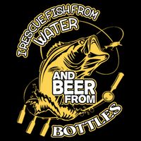 I Rescue Fish From Water And Beer From Bottles Funny Gift Impact Tech Backpack