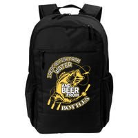 I Rescue Fish From Water And Beer From Bottles Funny Gift Backpack
