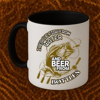 I Rescue Fish From Water And Beer From Bottles Funny Gift Mug