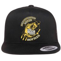 I Rescue Fish From Water And Beer From Bottles Funny Gift Flat Bill Trucker Hat