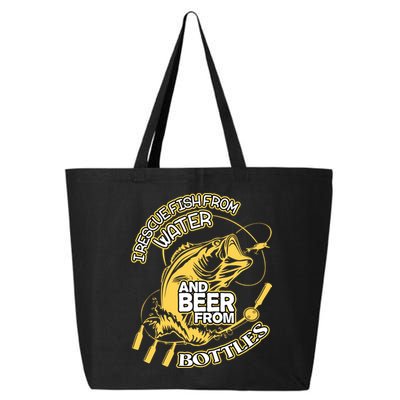 I Rescue Fish From Water And Beer From Bottles Funny Gift 25L Jumbo Tote