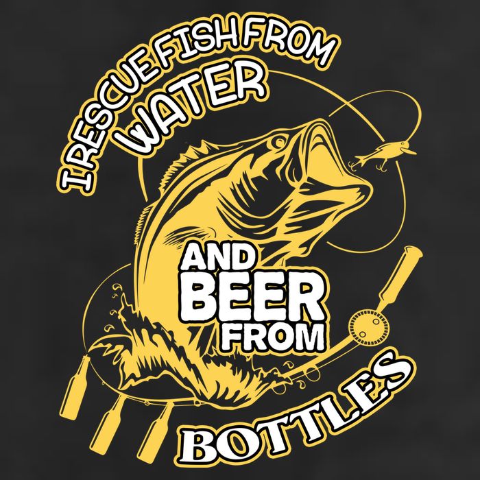 I Rescue Fish From Water And Beer From Bottles Funny Gift Hat
