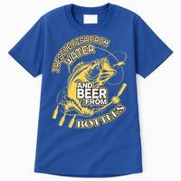 I Rescue Fish From Water And Beer From Bottles Funny Gift Tall T-Shirt