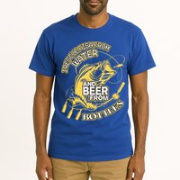 I Rescue Fish From Water And Beer From Bottles Funny Gift Tall T-Shirt