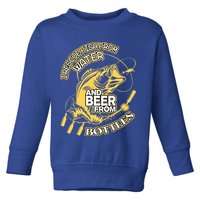 I Rescue Fish From Water And Beer From Bottles Funny Gift Toddler Sweatshirt