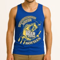 I Rescue Fish From Water And Beer From Bottles Funny Gift Tank Top