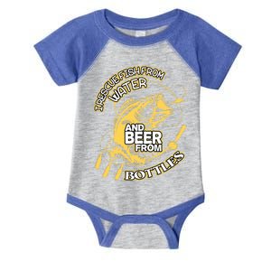 I Rescue Fish From Water And Beer From Bottles Funny Gift Infant Baby Jersey Bodysuit