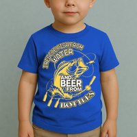 I Rescue Fish From Water And Beer From Bottles Funny Gift Toddler T-Shirt