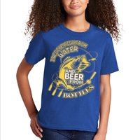 I Rescue Fish From Water And Beer From Bottles Funny Gift Kids T-Shirt
