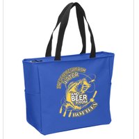 I Rescue Fish From Water And Beer From Bottles Funny Gift Zip Tote Bag