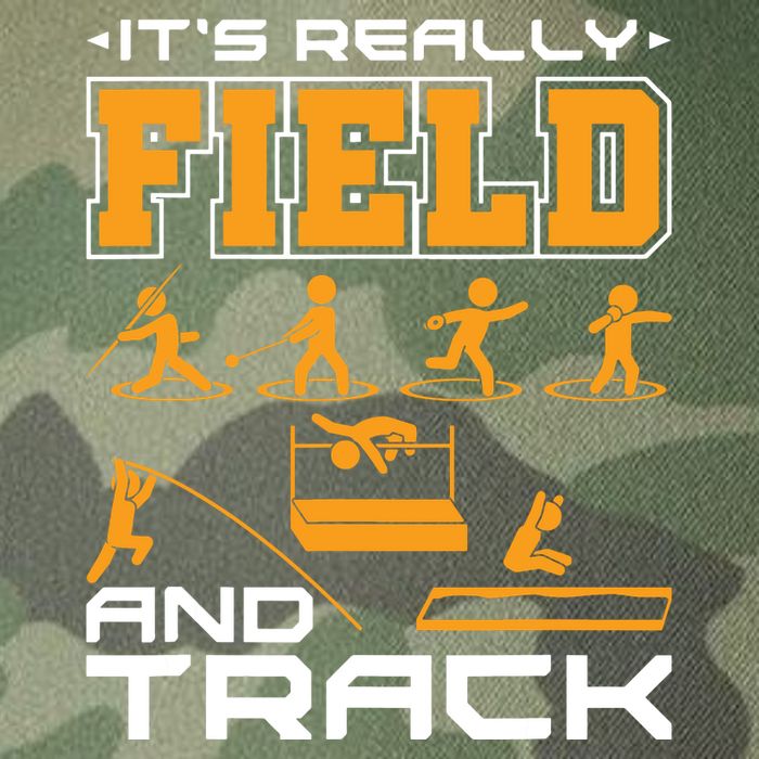 Its Really Field And Track Funny Quote Legacy Tie Dye Trucker Hat
