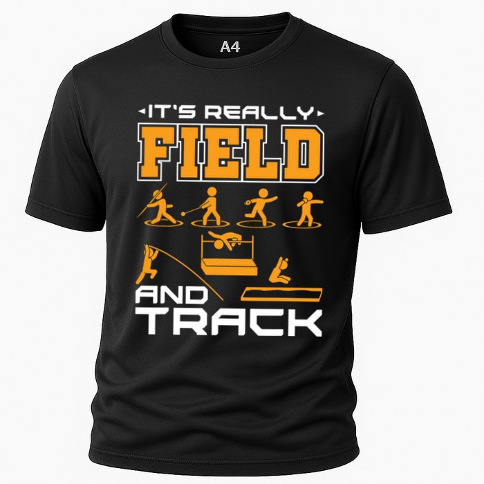 Its Really Field And Track Funny Quote Performance Shirt