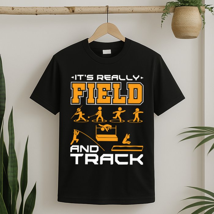 Its Really Field And Track Funny Quote T-Shirt