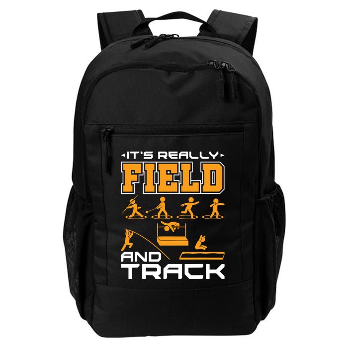 Its Really Field And Track Funny Quote Backpack