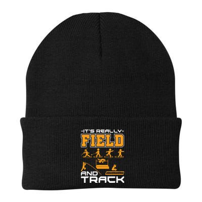 Its Really Field And Track Funny Quote Beanie
