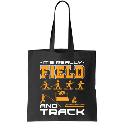 Its Really Field And Track Funny Quote Bag