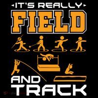 Its Really Field And Track Funny Quote Youth Performance Sprint T-Shirt