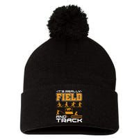 Its Really Field And Track Funny Quote Pom Pom 12in Knit Beanie