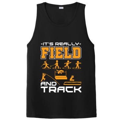 Its Really Field And Track Funny Quote PosiCharge Competitor Tank