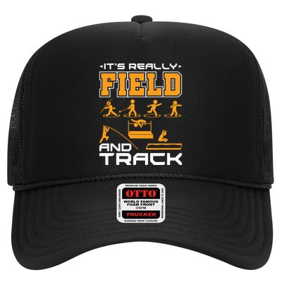 Its Really Field And Track Funny Quote Trucker Hat