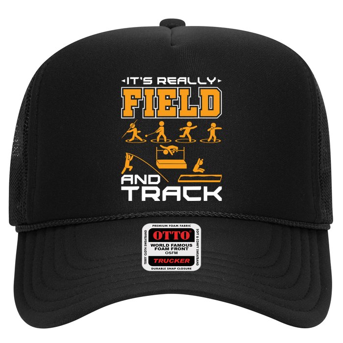 Its Really Field And Track Funny Quote Trucker Hat