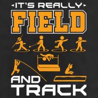 Its Really Field And Track Funny Quote Trucker Hat