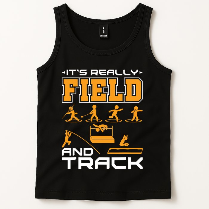 Its Really Field And Track Funny Quote Tank Top