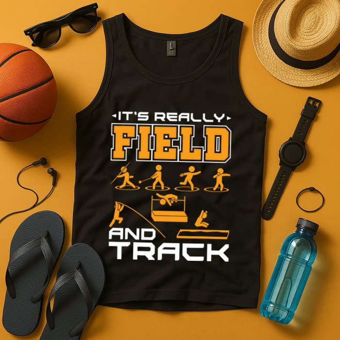 Its Really Field And Track Funny Quote Tank Top