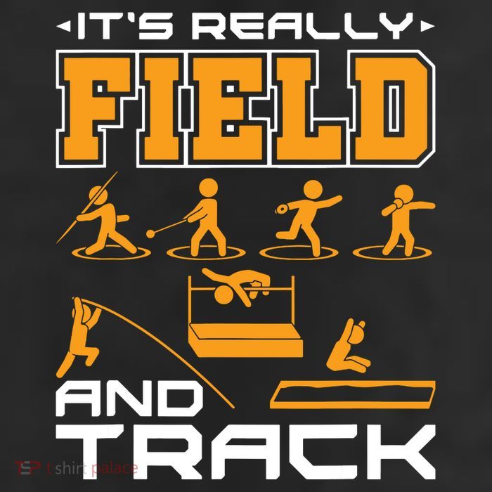 Its Really Field And Track Funny Quote Golf Towel