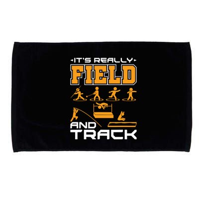 Its Really Field And Track Funny Quote Microfiber Hand Towel