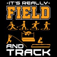 Its Really Field And Track Funny Quote Visor