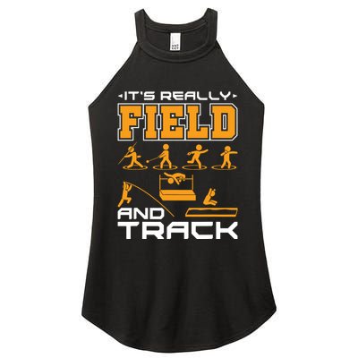 Its Really Field And Track Funny Quote Women's Perfect Tri Rocker Tank