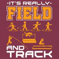 Its Really Field And Track Funny Quote 16oz Travel Tumbler