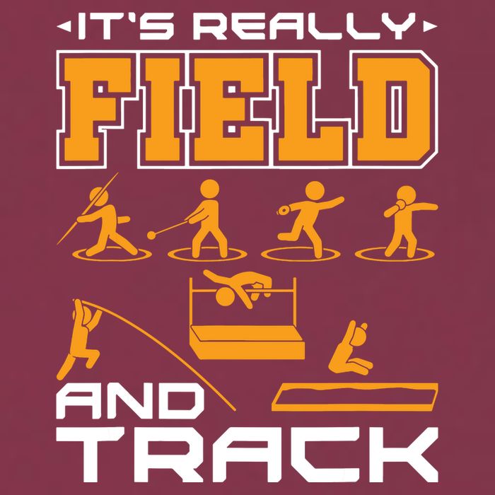 Its Really Field And Track Funny Quote 16oz Travel Tumbler