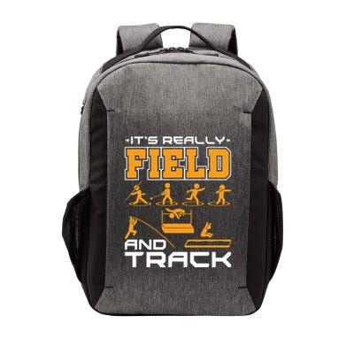 Its Really Field And Track Funny Quote Vector Backpack
