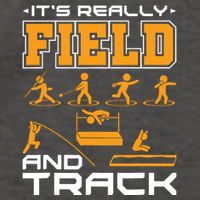 Its Really Field And Track Funny Quote Vector Backpack